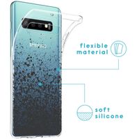 imoshion Design Hülle Samsung Galaxy S10 - Spritzer - Schwarz