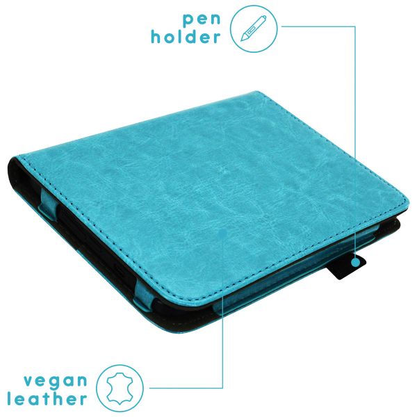 imoshion Vegan Leather Klapphülle Kobo Clara Colour / BW - Hellblau