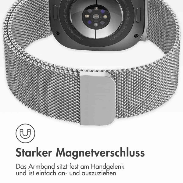 imoshion Magnetisches Milanaise Armband für das  Samsung Galaxy Watch Ultra (2024/2025) - Silber