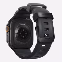 Nomad Rocky Point Armband für das  Apple Watch Series 1 t/m 11 / SE / Ultra (44/45/46/49 mm) - Storm / Black