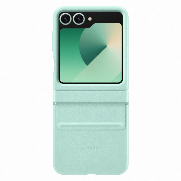 Samsung Original KindSuit Vegan Leather Case Samsung Galaxy Z Flip 6 / Flip 7 FE - Mint