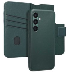 Accezz 2-in-1 Klapphülle aus Leder mit MagSafe für das Samsung Galaxy S24 - Cedar Green