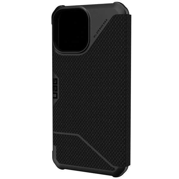 UAG Metropolis Klapphülle für das iPhone 13 Pro Max - Kevlar Black