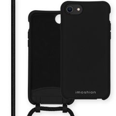 imoshion Color Backcover mit abtrennbarem Band Apple iPhone SE (2022 / 2020) / 8 / 7 - Schwarz