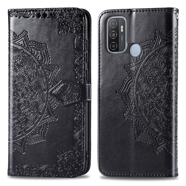 imoshion Mandala Klapphülle Oppo A53 / Oppo A53s  - Schwarz