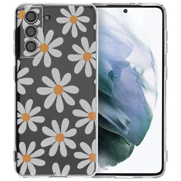 imoshion Design Hülle für das Samsung Galaxy S21 - Daisy flower