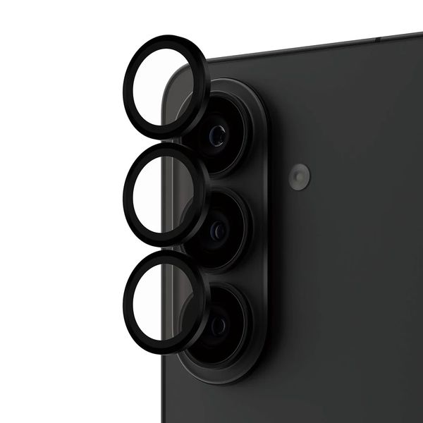 PanzerGlass Kameraprotektor Hoops Optic Rings für das Samsung Galaxy S26 - Schwarz