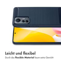 imoshion Brushed Back Cover für das Xiaomi 12 Lite - Dunkelblau