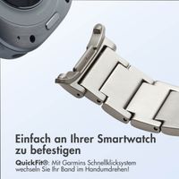 Accezz Mattes Titanstahlarmband für das Samsung Galaxy Watch Ultra (2024/2025) - Silber