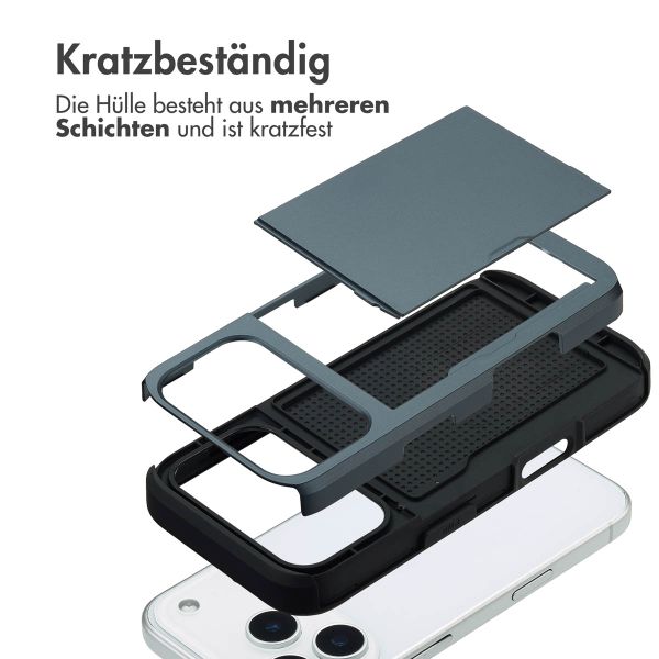 imoshion Backcover mit Kartenfach Apple iPhone 17 Pro - Dunkelblau