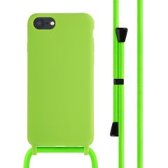 imoshion SilikonHülle mit Band Apple iPhone SE (2022 / 2020) / 8 / 7 - Fluor Groen