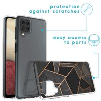 imoshion Design Hülle für das Samsung Galaxy A12 - Black Graphic