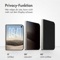Accezz Privacy Displayschutz aus gehärtetem Glas Apple iPhone Duo