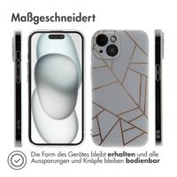 imoshion Design Hülle für das iPhone 15 - White Graphic