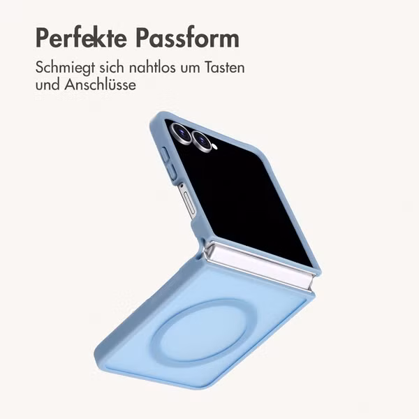 imoshion Color Guard Back Cover mit MagSafe Samsung Galaxy Z Flip 8 - Hellblau