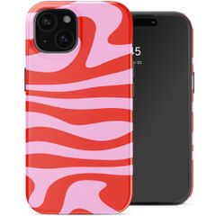 Selencia Vivid Rückabdeckung mit MagSafe Apple iPhone 15 - Dream Swirl Pink