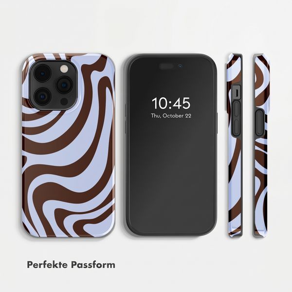 Selencia Vivid Back Cover Apple iPhone 14 Pro - Dream Swirl Chocolate