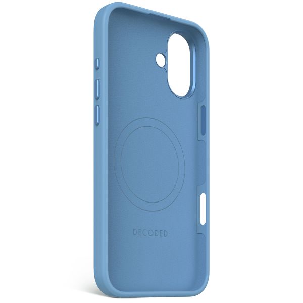 Decoded Silikon-Case MagSafe für das iPhone 16 Plus - Air Blue