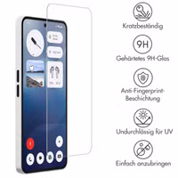 Accezz Displayschutz aus gehärtetem Glas für das Nothing Phone (3a) / (3a) Pro