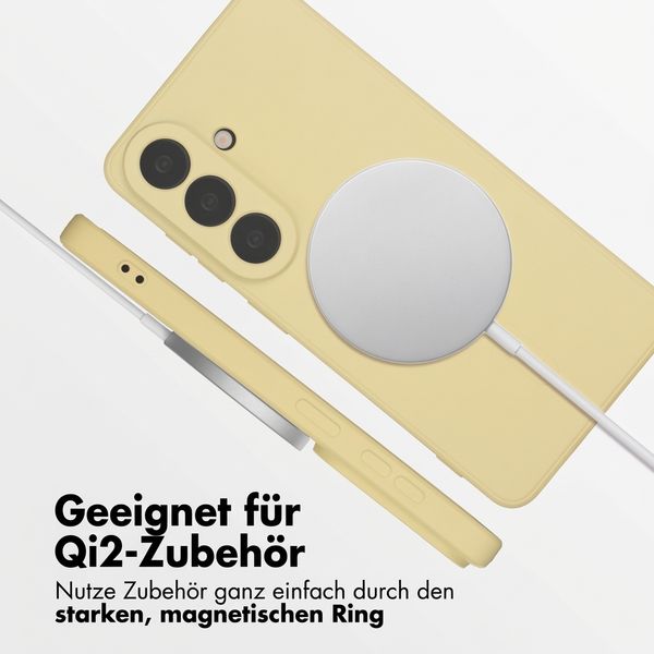 imoshion Color Back Cover mit MagSafe Samsung Galaxy S26 Plus - Vanilla
