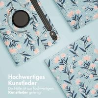 imoshion 360° drehbare Design Klapphülle Samsung Galaxy Tab S9 11.0 Zoll - Flowers
