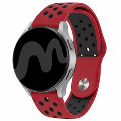 imoshion Silikon-Sportarmband -   Universelle 18 mm Anschluss - Red & Black