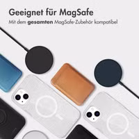 imoshion Sparkle Back Cover mit MagSafe Apple iPhone 14 - Glitzer Transparent