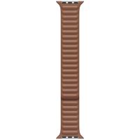 Apple Leather Link für die Apple Watch Series 1-9 / SE - 38/40/41 mm / Series 10 - 42 mm - Größe M/L - Saddle Brown