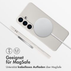 imoshion Color Back Cover mit MagSafe für das Samsung Galaxy S25 - Beige