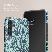 Selencia Vivid Back Cover Samsung Galaxy A55 - Tropical Vibes Light Blue