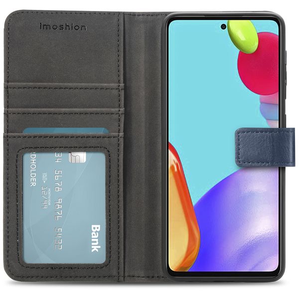 imoshion Luxuriöse Klapphülle Samsung Galaxy A52(s) (5G/4G) - Dunkelblau