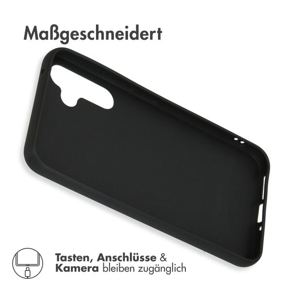 Accezz Color TPU Hülle Samsung Galaxy A34 (5G) - Schwarz