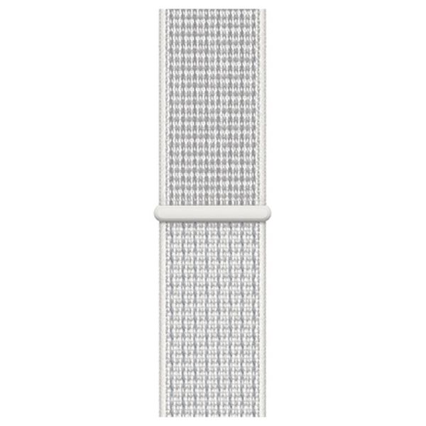 Apple Nike Sport Loop Armband für das  Apple Watch Series 1 t/m 9 / SE (38/40/41 mm) | Series 10 / 11 (42 mm) - Summit White