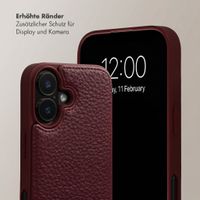 Selencia Nova HandyHülle mit Kordel und Kartenhalter Apple iPhone 17 - Bold Burgundy