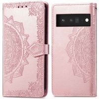 imoshion Mandala Klapphülle Google Pixel 6 Pro - Rosé gold