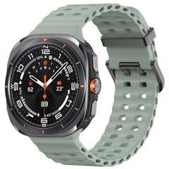 imoshion Ocean Armband Silikon für die Samsung Galaxy Watch Ultra (2024/2025) - Grünlich-Grau