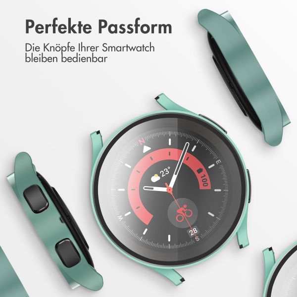 imoshion Full Cover Hard Case für das Samsung Galaxy Watch 4 44 mm - Dunkelgrün