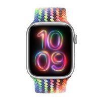 Apple Geflochtenes Solo Loop für  Apple Watch | 38/40/41/42 mm - Größe 4 - Pride Edition
