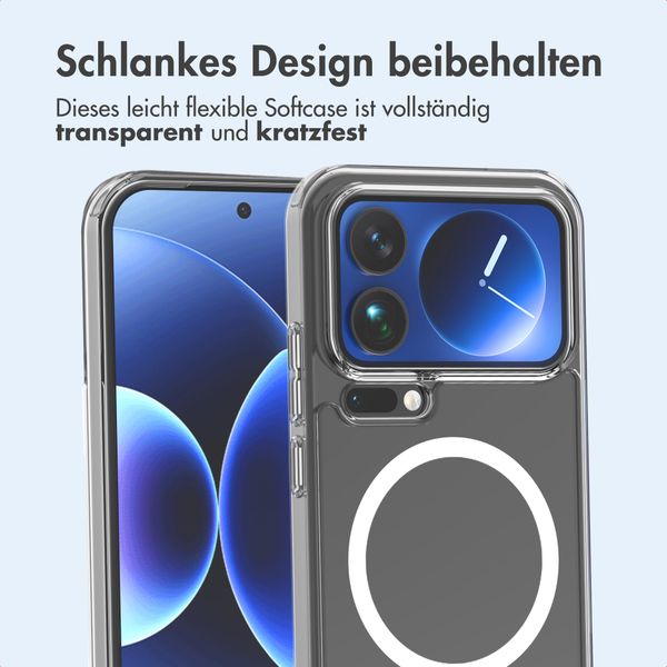 imoshion Protective Back Cover mit MagSafe Xiaomi 17 Pro Max - Transparent