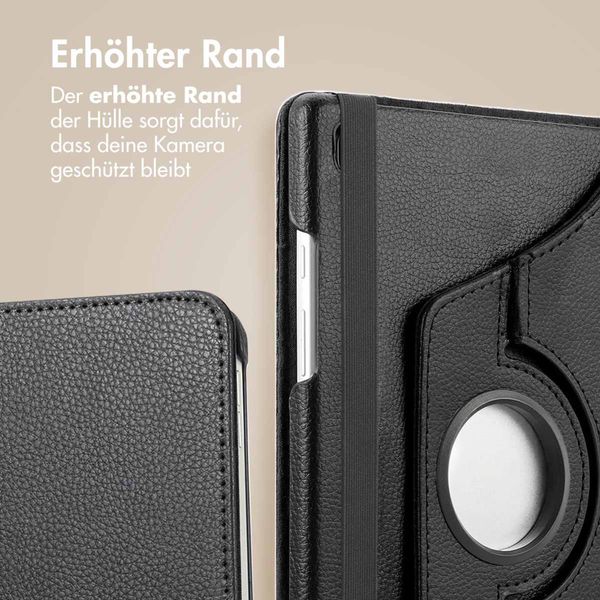 imoshion 360° drehbare Klapphülle Samsung Galaxy Tab S6 Lite (2020/2022/2024)  - Schwarz