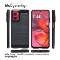 imoshion Brushed Back Cover Motorola Moto G05 / E15 - Schwarz