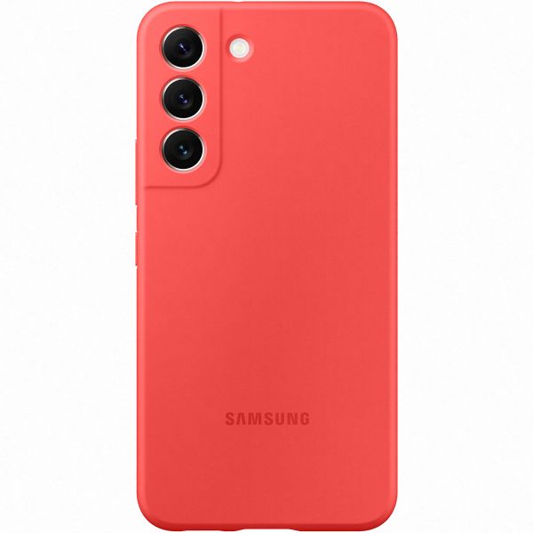 Samsung Original Silikon Cover für das Galaxy S22 - Coral