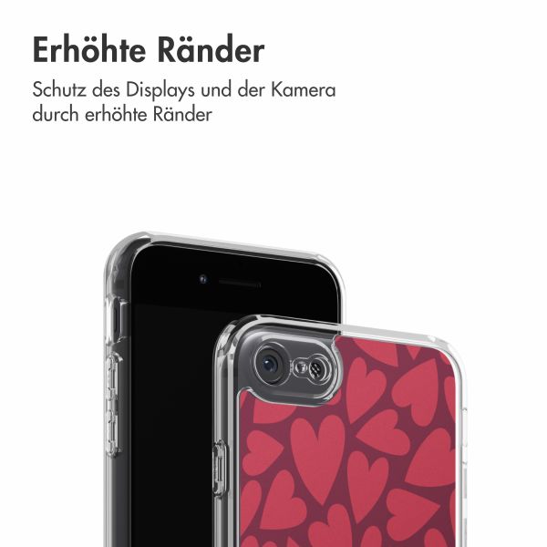 imoshion Design Hülle Apple iPhone SE (2022 / 2020) / 8 / 7 - Hearty Coral Dust
