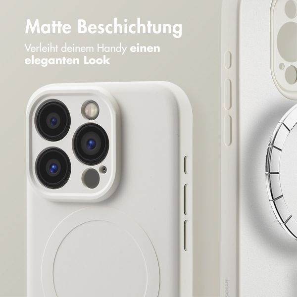 imoshion Color Back Cover mit MagSafe für das iPhone 15 Pro - Beige