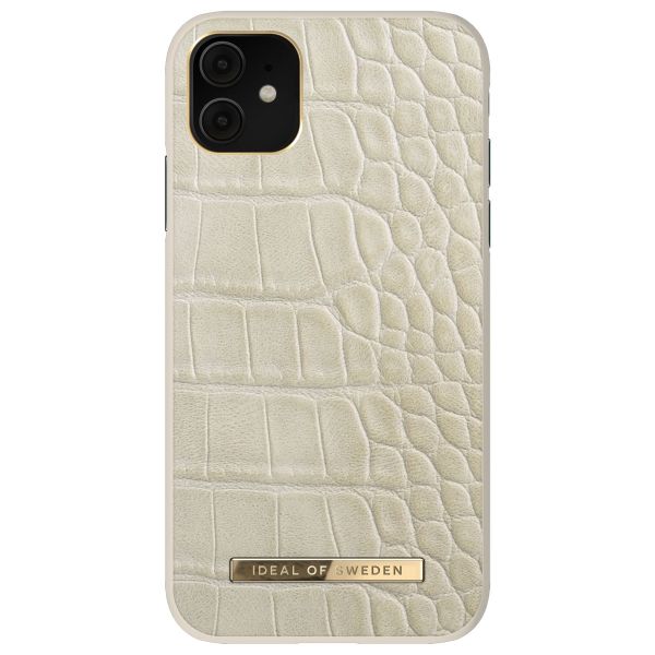 iDeal of Sweden Atelier Backcover für das iPhone 11 - Caramel Croco