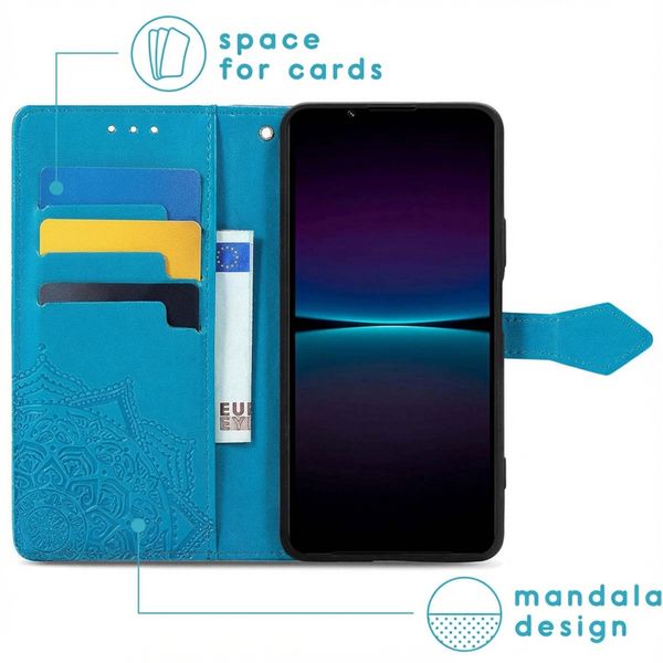 imoshion Mandala Klapphülle Sony Xperia 1 IV - Türkis