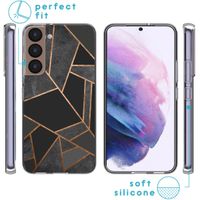 imoshion Design Hülle Samsung Galaxy S22 - Black Graphic