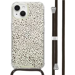 imoshion Design Hülle mit Band Apple iPhone 15 - Desert Dots