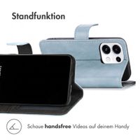 imoshion Luxuriöse Klapphülle Oppo Reno 16 F - Hellblau