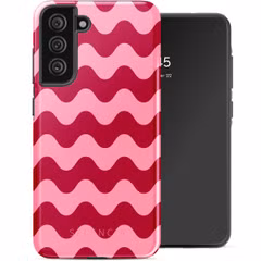 Selencia Vivid Back Cover Samsung Galaxy S21 FE - Wave Vibes Lipstick